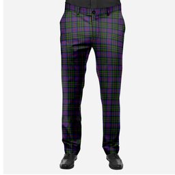 ScotsTee Shop Scottish MacCallum of Berwick Men's Tartan Trousers Plaid Trews - Regular Fit