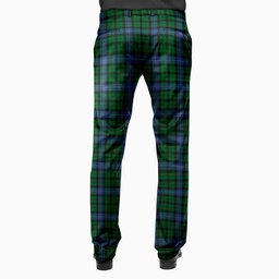 ScotsTee Shop Scottish MacIntyre Men's Tartan Trousers Plaid Trews - Regular Fit