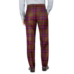 ScotsTee Shop Scottish MacDonald of Boisdale Men's Tartan Trousers Plaid Trews - Regular Fit