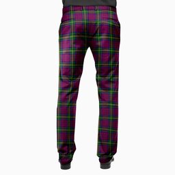 ScotsTee Shop Scottish MacGaugh Men's Tartan Trousers Plaid Trews - Regular Fit