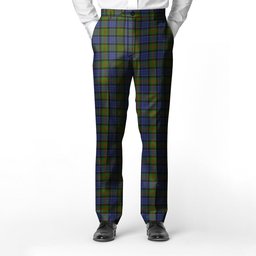 ScotsTee Shop Scottish MacFadzean Men's Tartan Trousers Plaid Trews - Regular Fit