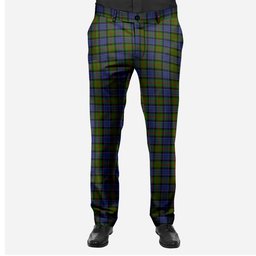 ScotsTee Shop Scottish MacFadzean Men's Tartan Trousers Plaid Trews - Regular Fit