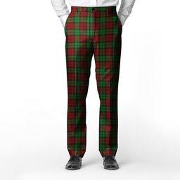 ScotsTee Shop Scottish MacCormick Dress Men's Tartan Trousers Plaid Trews - Regular Fit