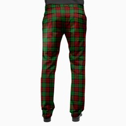 ScotsTee Shop Scottish MacCormick Dress Men's Tartan Trousers Plaid Trews - Regular Fit