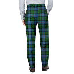 ScotsTee Shop Scottish MacNeil of Barra Chief Men's Tartan Trousers Plaid Trews - Regular Fit