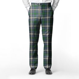 ScotsTee Shop Scottish MacDouall Men's Tartan Trousers Plaid Trews - Regular Fit
