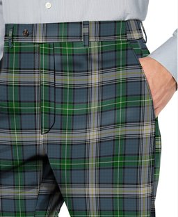 ScotsTee Shop Scottish MacDouall Men's Tartan Trousers Plaid Trews - Regular Fit