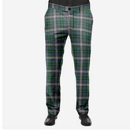 ScotsTee Shop Scottish MacDouall Men's Tartan Trousers Plaid Trews - Regular Fit