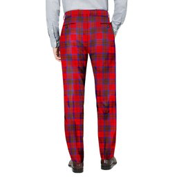 ScotsTee Shop Scottish Leslie Modern Men's Tartan Trousers Plaid Trews - Regular Fit