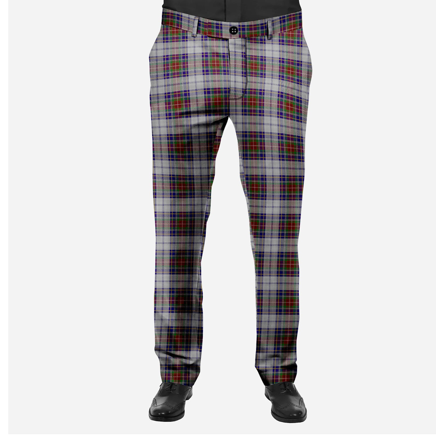 ScotsTee Shop Scottish MacBeth Dress Men's Tartan Trousers Plaid Trews - Regular Fit