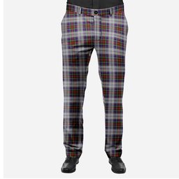 ScotsTee Shop Scottish MacBeth Dress Men's Tartan Trousers Plaid Trews - Regular Fit