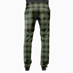 ScotsTee Shop Scottish MacIver Family Men's Tartan Trousers Plaid Trews - Regular Fit