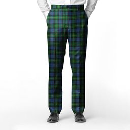 ScotsTee Shop Scottish MacKay Bonner Men's Tartan Trousers Plaid Trews - Regular Fit