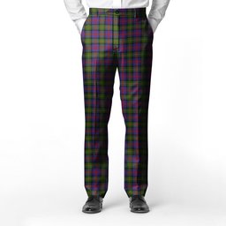 ScotsTee Shop Scottish MacLennan Men's Tartan Trousers Plaid Trews - Regular Fit