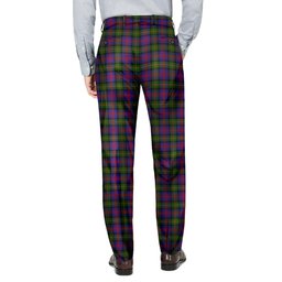 ScotsTee Shop Scottish MacLennan Men's Tartan Trousers Plaid Trews - Regular Fit