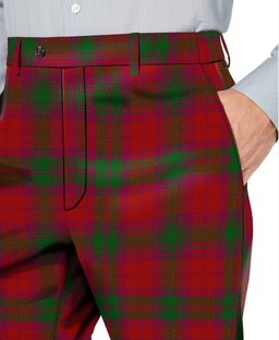 ScotsTee Shop Scottish MacNab Clan Men's Tartan Trousers Plaid Trews - Regular Fit