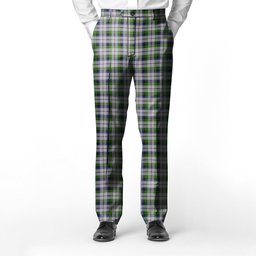 ScotsTee Shop Scottish Macnaghten Dress Men's Tartan Trousers Plaid Trews - Regular Fit