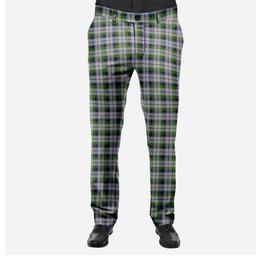ScotsTee Shop Scottish Macnaghten Dress Men's Tartan Trousers Plaid Trews - Regular Fit