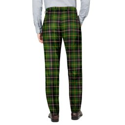 ScotsTee Shop Scottish MacLamroc Men's Tartan Trousers Plaid Trews - Regular Fit