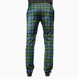 ScotsTee Shop Scottish MacLennan Ancient Men's Tartan Trousers Plaid Trews - Regular Fit