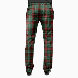 ScotsTee Shop Scottish MacDiarmid Modern Men's Tartan Trousers Plaid Trews - Regular Fit