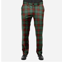 ScotsTee Shop Scottish MacDiarmid Modern Men's Tartan Trousers Plaid Trews - Regular Fit
