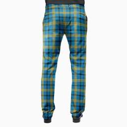 ScotsTee Shop Scottish Laing SC Men's Tartan Trousers Plaid Trews - Regular Fit
