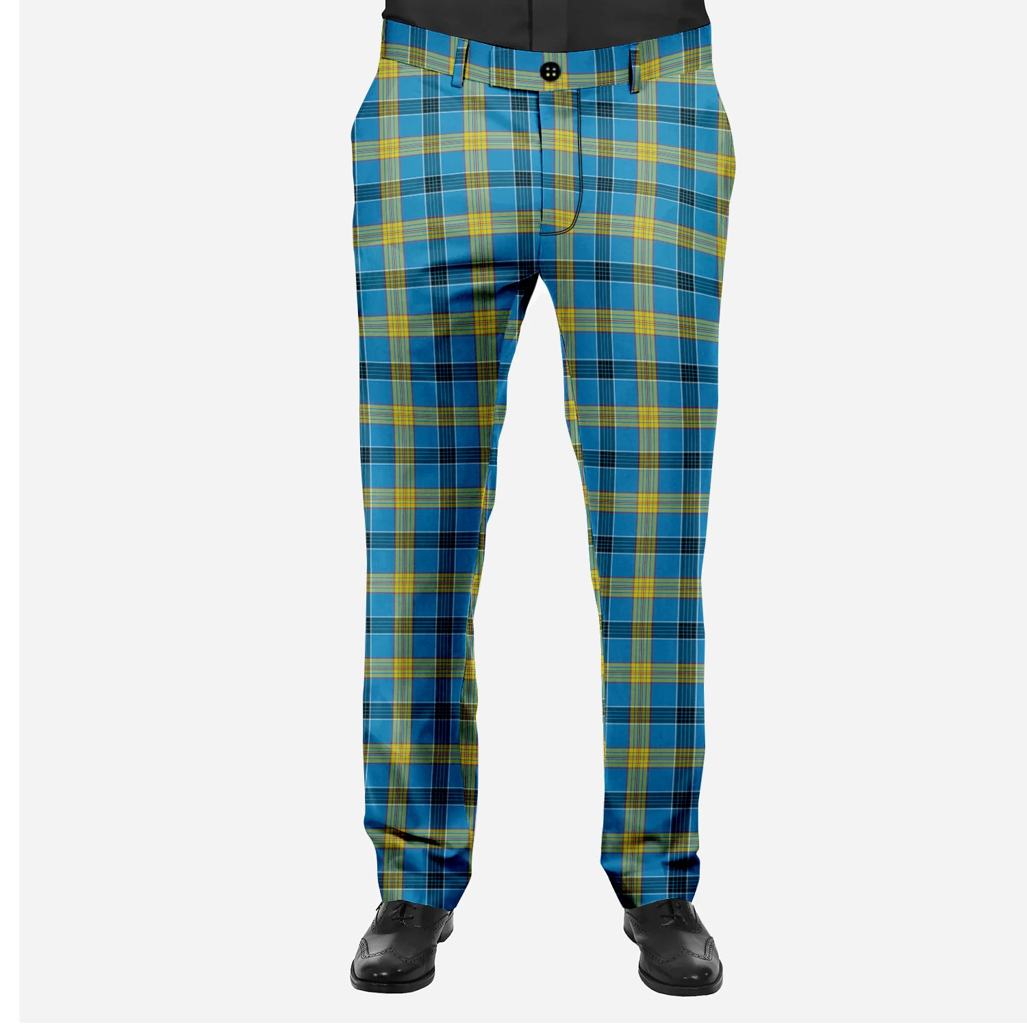 ScotsTee Shop Scottish Laing SC Men's Tartan Trousers Plaid Trews - Regular Fit
