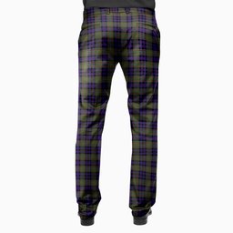 ScotsTee Shop Scottish MacLellan Men's Tartan Trousers Plaid Trews - Regular Fit