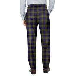 ScotsTee Shop Scottish MacLellan Men's Tartan Trousers Plaid Trews - Regular Fit