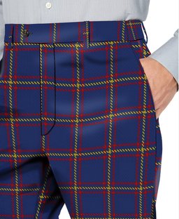ScotsTee Shop Scottish MacLaine of Lochbuie Men's Tartan Trousers Plaid Trews - Regular Fit