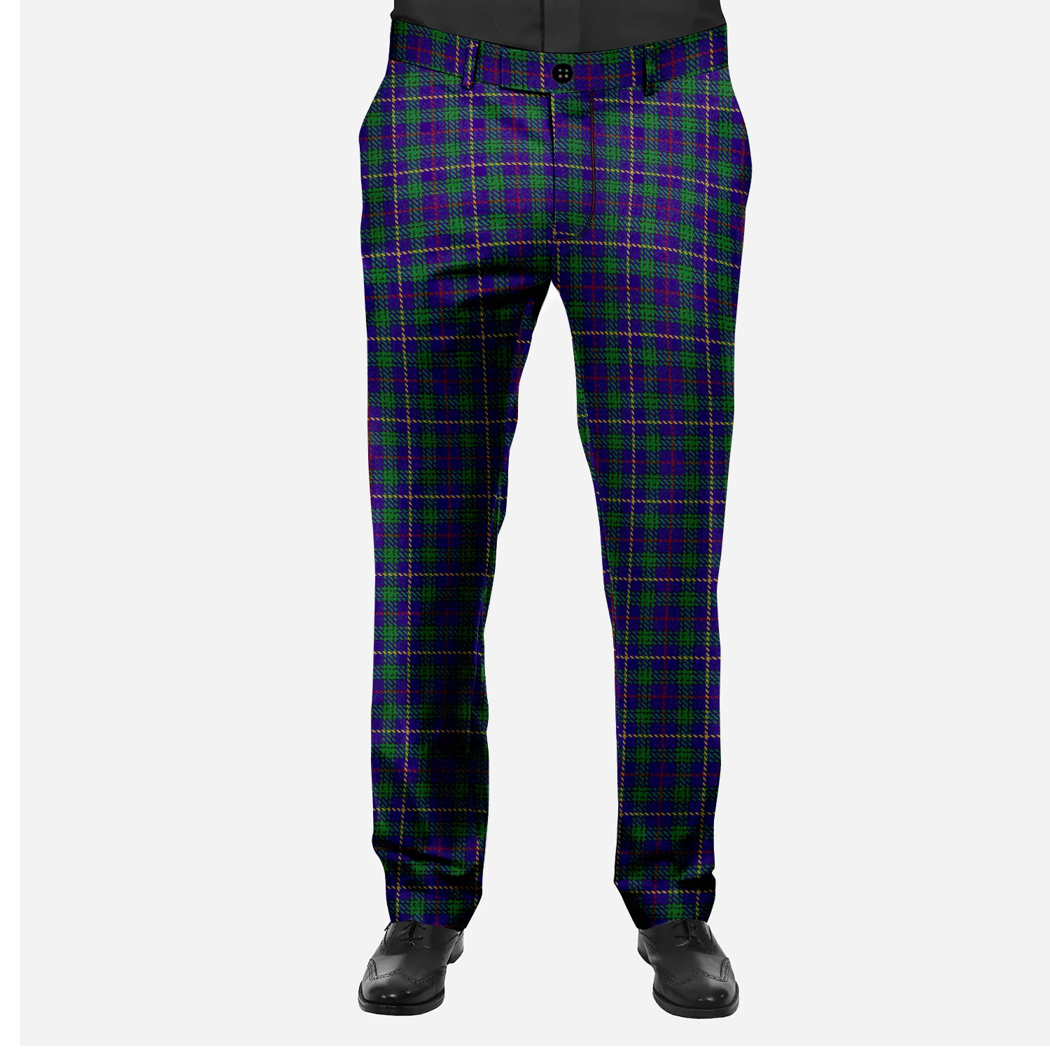ScotsTee Shop Scottish MacCainsh Men's Tartan Trousers Plaid Trews - Regular Fit