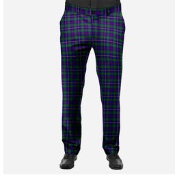 ScotsTee Shop Scottish MacCainsh Men's Tartan Trousers Plaid Trews - Regular Fit