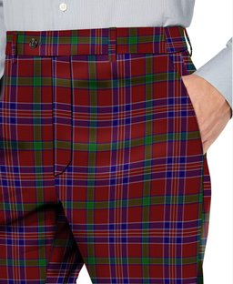 ScotsTee Shop Scottish MacNiven Men's Tartan Trousers Plaid Trews - Regular Fit