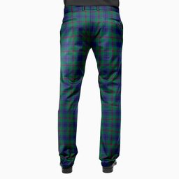 ScotsTee Shop Scottish Lawrie Men's Tartan Trousers Plaid Trews - Regular Fit