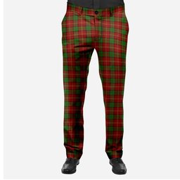 ScotsTee Shop Scottish Kirk Men's Tartan Trousers Plaid Trews - Regular Fit