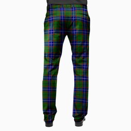 ScotsTee Shop Scottish Lee Men's Tartan Trousers Plaid Trews - Regular Fit