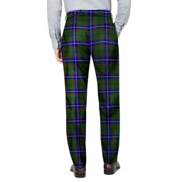 ScotsTee Shop Scottish Lee Men's Tartan Trousers Plaid Trews - Regular Fit