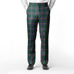 ScotsTee Shop Scottish MacAuliffe Men's Tartan Trousers Plaid Trews - Regular Fit