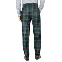 ScotsTee Shop Scottish MacAuliffe Men's Tartan Trousers Plaid Trews - Regular Fit