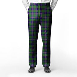 ScotsTee Shop Scottish Leatherneck Men's Tartan Trousers Plaid Trews - Regular Fit