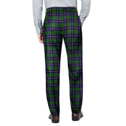 ScotsTee Shop Scottish Leatherneck Men's Tartan Trousers Plaid Trews - Regular Fit