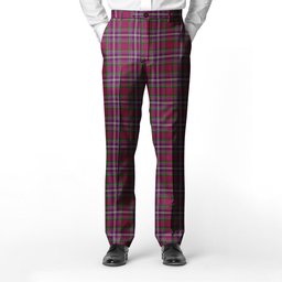 ScotsTee Shop Scottish Lendrum Lyon version Men's Tartan Trousers Plaid Trews - Regular Fit