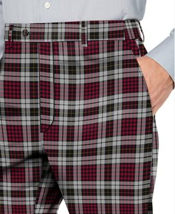 ScotsTee Shop Scottish Little Dress Men's Tartan Trousers Plaid Trews - Regular Fit