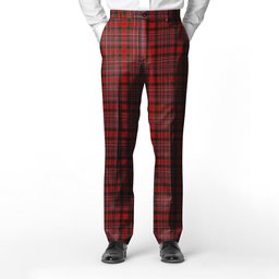 ScotsTee Shop Scottish MacAlister Men's Tartan Trousers Plaid Trews - Regular Fit