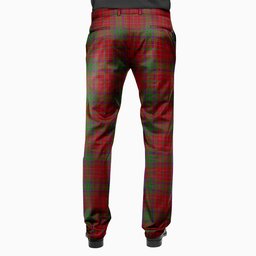 ScotsTee Shop Scottish MacDougall Men's Tartan Trousers Plaid Trews - Regular Fit