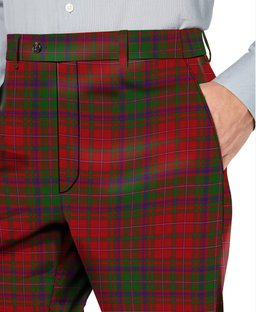 ScotsTee Shop Scottish MacDougall Men's Tartan Trousers Plaid Trews - Regular Fit