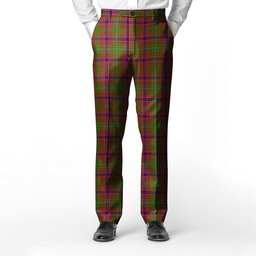 ScotsTee Shop Scottish Lumsden Men's Tartan Trousers Plaid Trews - Regular Fit