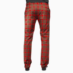 ScotsTee Shop Scottish MacBean Modern Men's Tartan Trousers Plaid Trews - Regular Fit