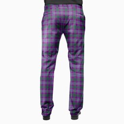 ScotsTee Shop Scottish Lang Ancient Clan Men's Tartan Trousers Plaid Trews - Regular Fit